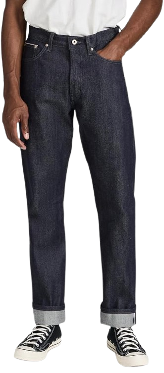 Denim Men's True Guy Selvedge Jeans Mid-weight, non-stretch selvedge